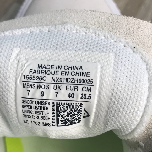 NWT Converse One Star PRO OX Suede B/W W AUTHENTIC - Picture 8 of 8